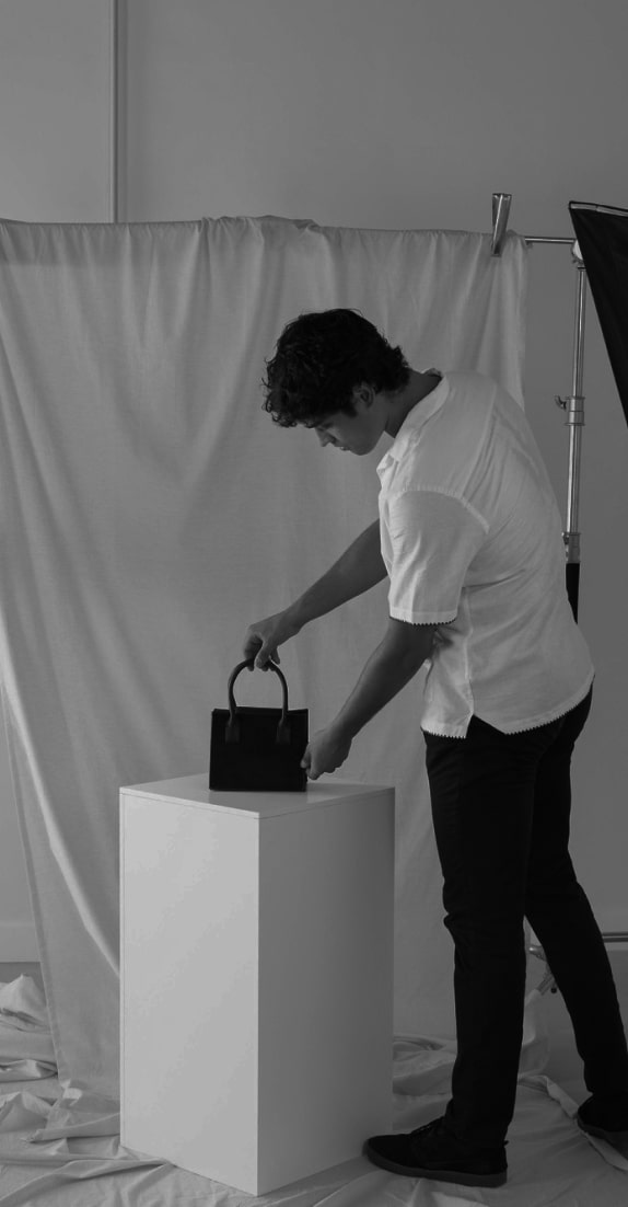 man with bag