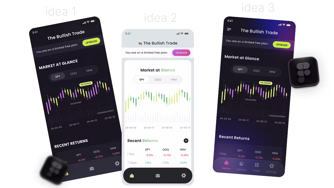 mobile app design concept Vibestyle